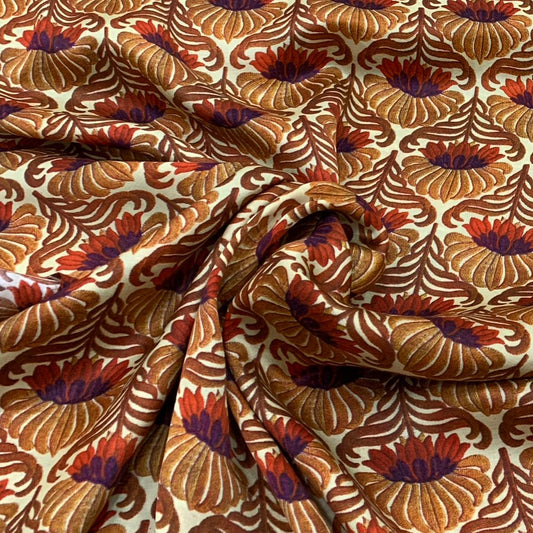 Modal Satin Printed Fabric