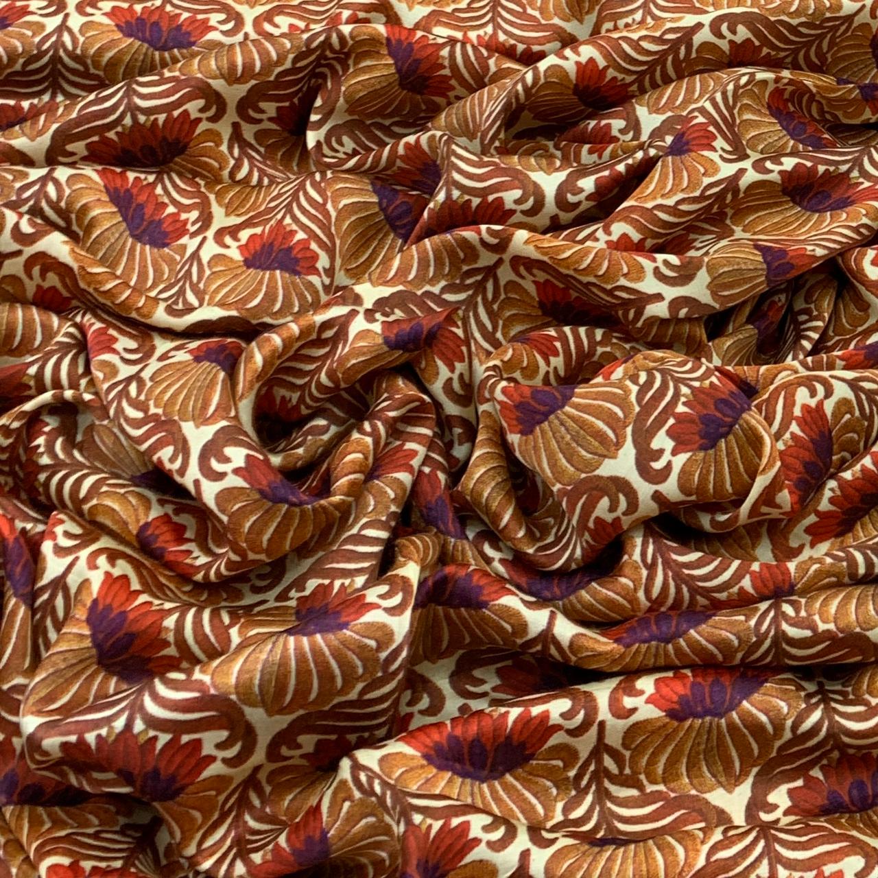 Modal Satin Printed Fabric