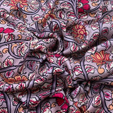 Modal Satin Printed Fabric