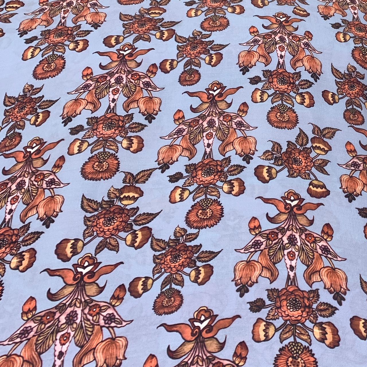 Modal Satin Printed Fabric