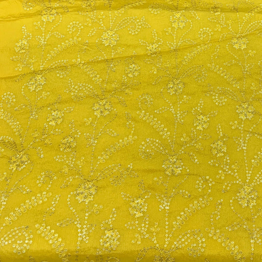 Chinon Chiffon Embroidery Fabric