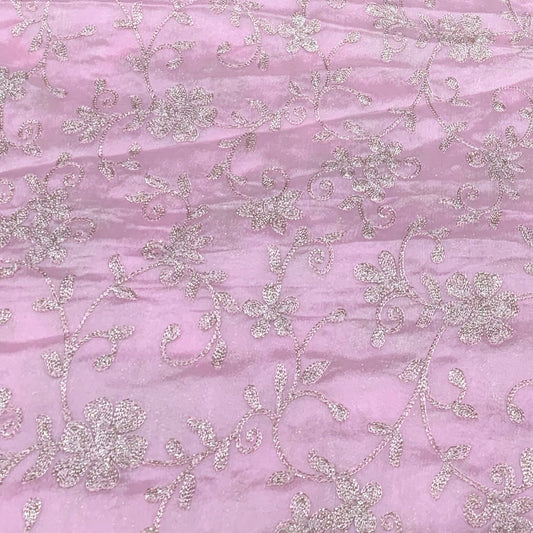 Chinon Chiffon Embroidery Fabric