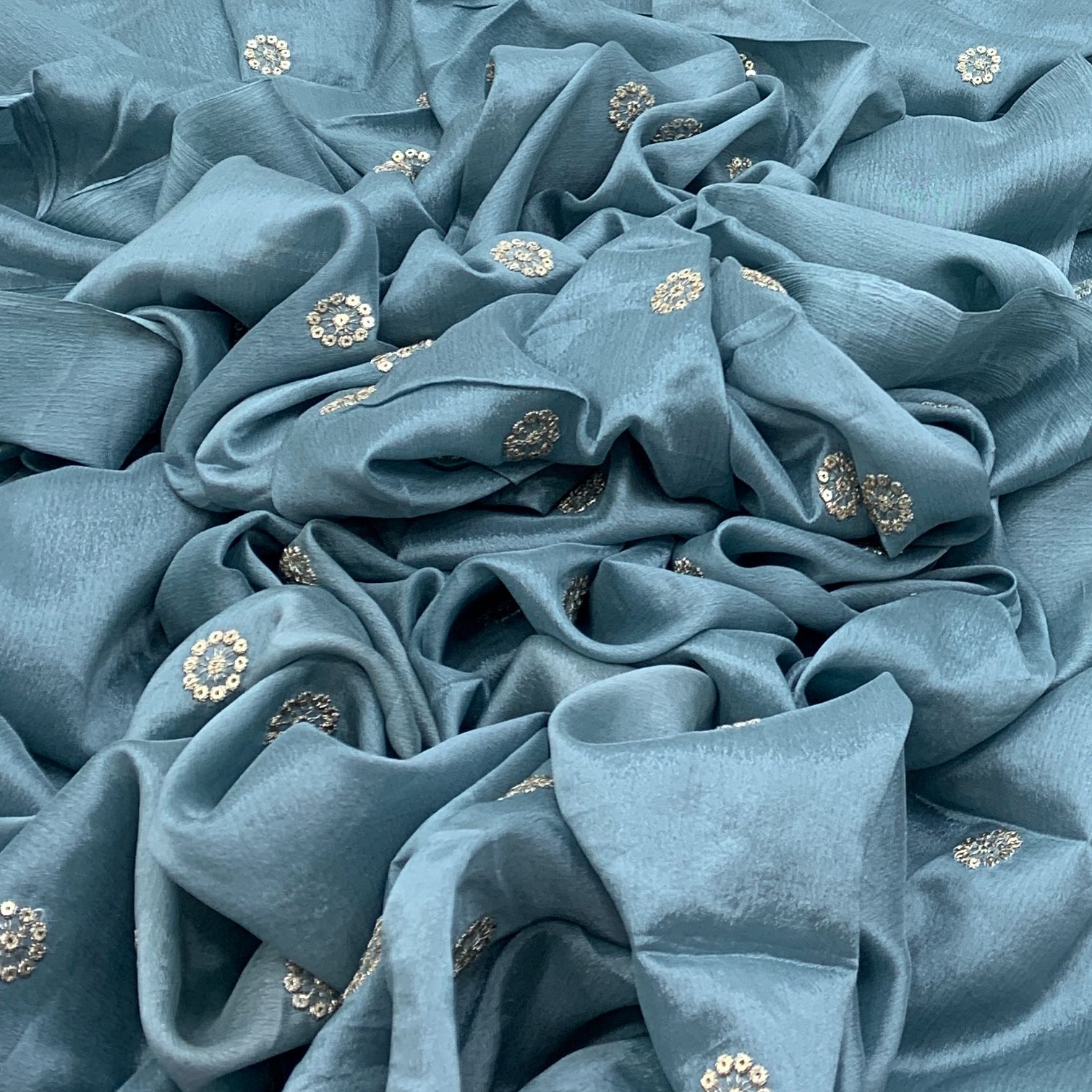 Chinon Chiffon Embroidery Fabric