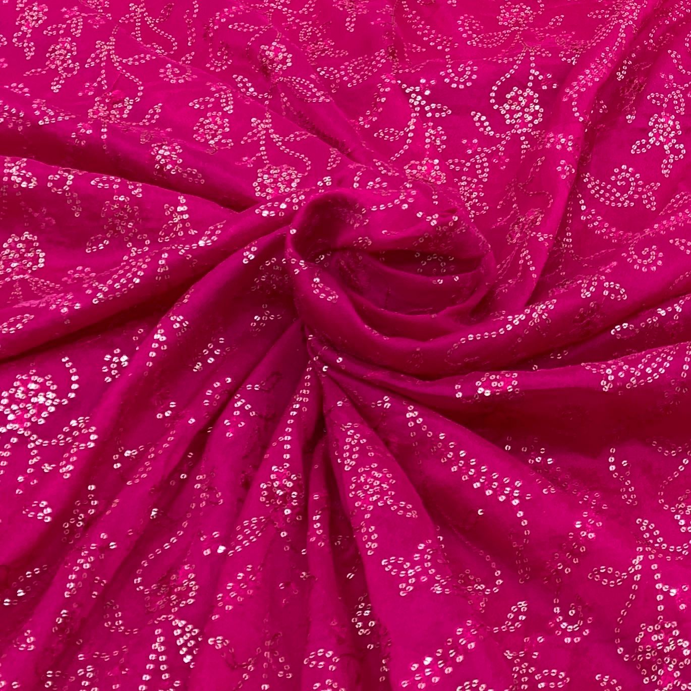 Chinon Chiffon Embroidery Fabric