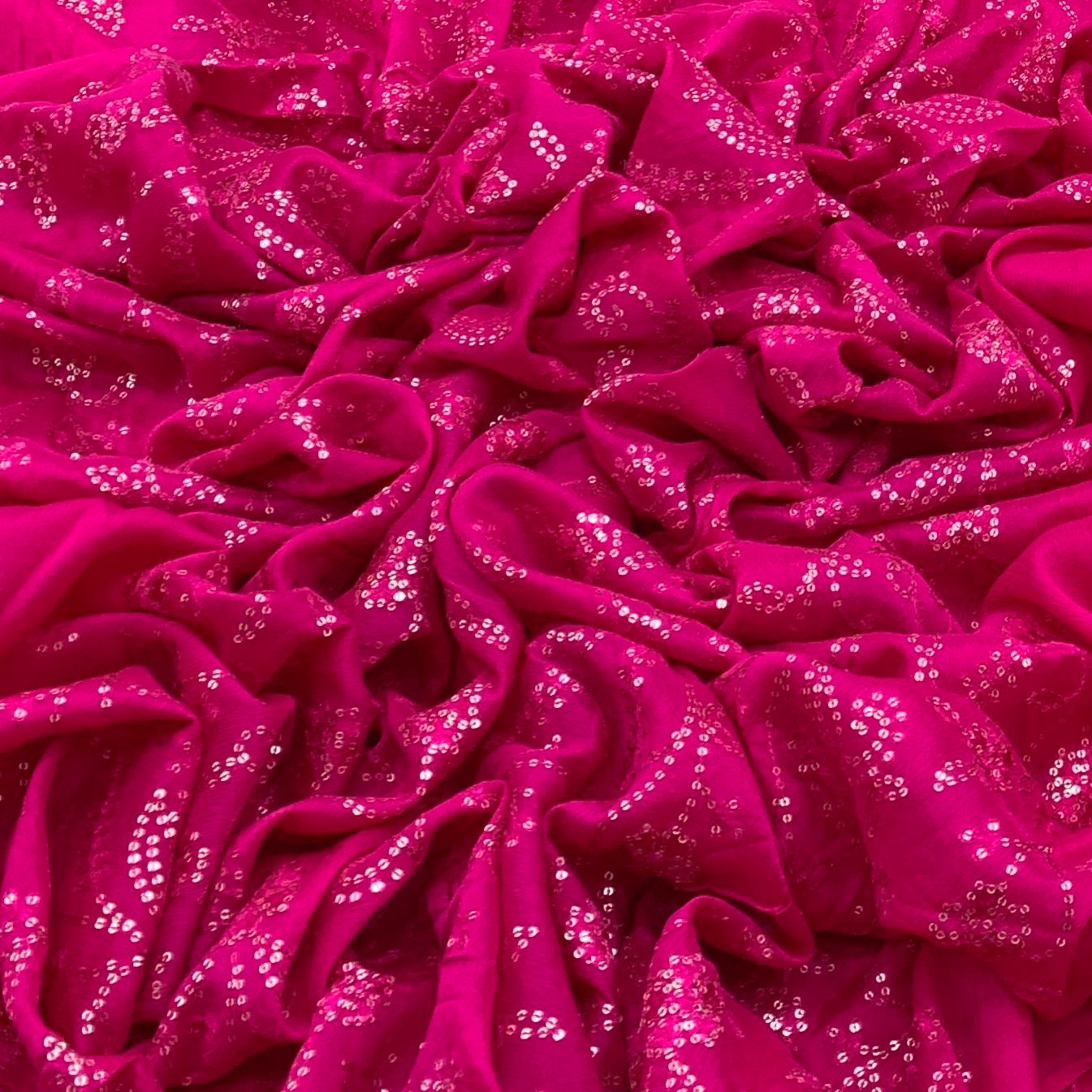 Chinon Chiffon Embroidery Fabric