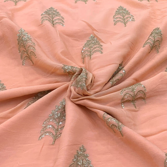 Chinon Chiffon Embroidery Fabric