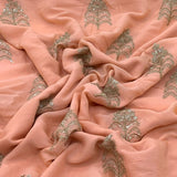 Chinon Chiffon Embroidery Fabric