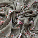 Chinon Chiffon Embroidery Fabric