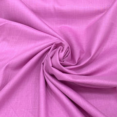 Purple Pink Plain Cotton Matka Fabric