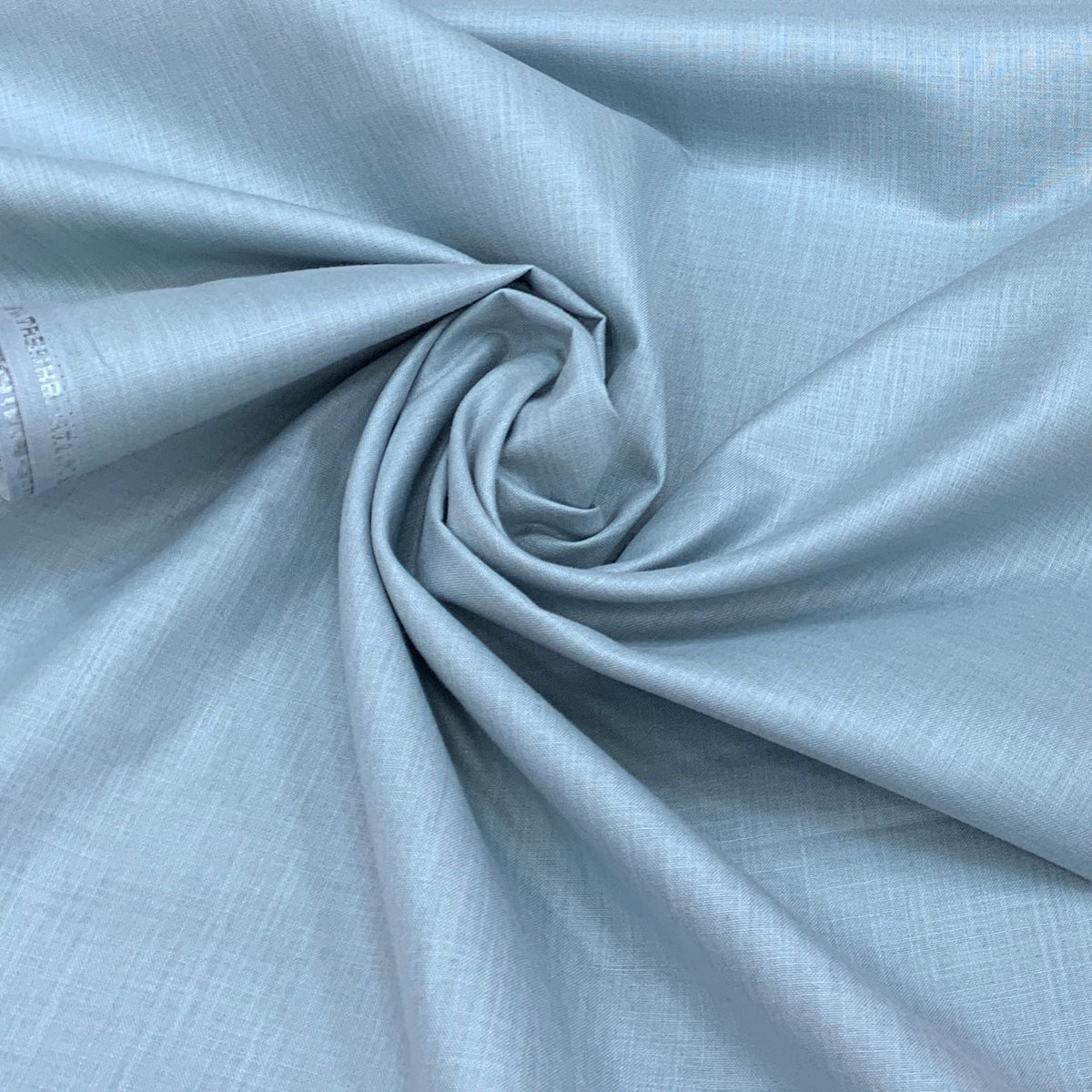 Bluish Grey Plain Cotton Matka Fabric