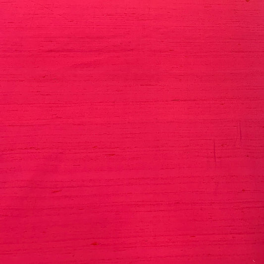 Rani Pink Plain Raw Silk Fabric