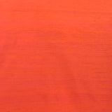 Two Tone Orange Plain Raw Silk Fabric