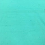 Aqua Green Plain Raw Silk Fabric