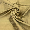 Ginger Brown Plain Raw Silk Fabric