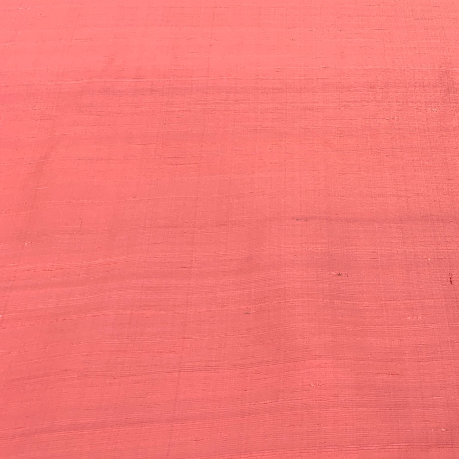 Peach Plain Raw Silk Fabric