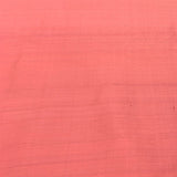 Peach Plain Raw Silk Fabric