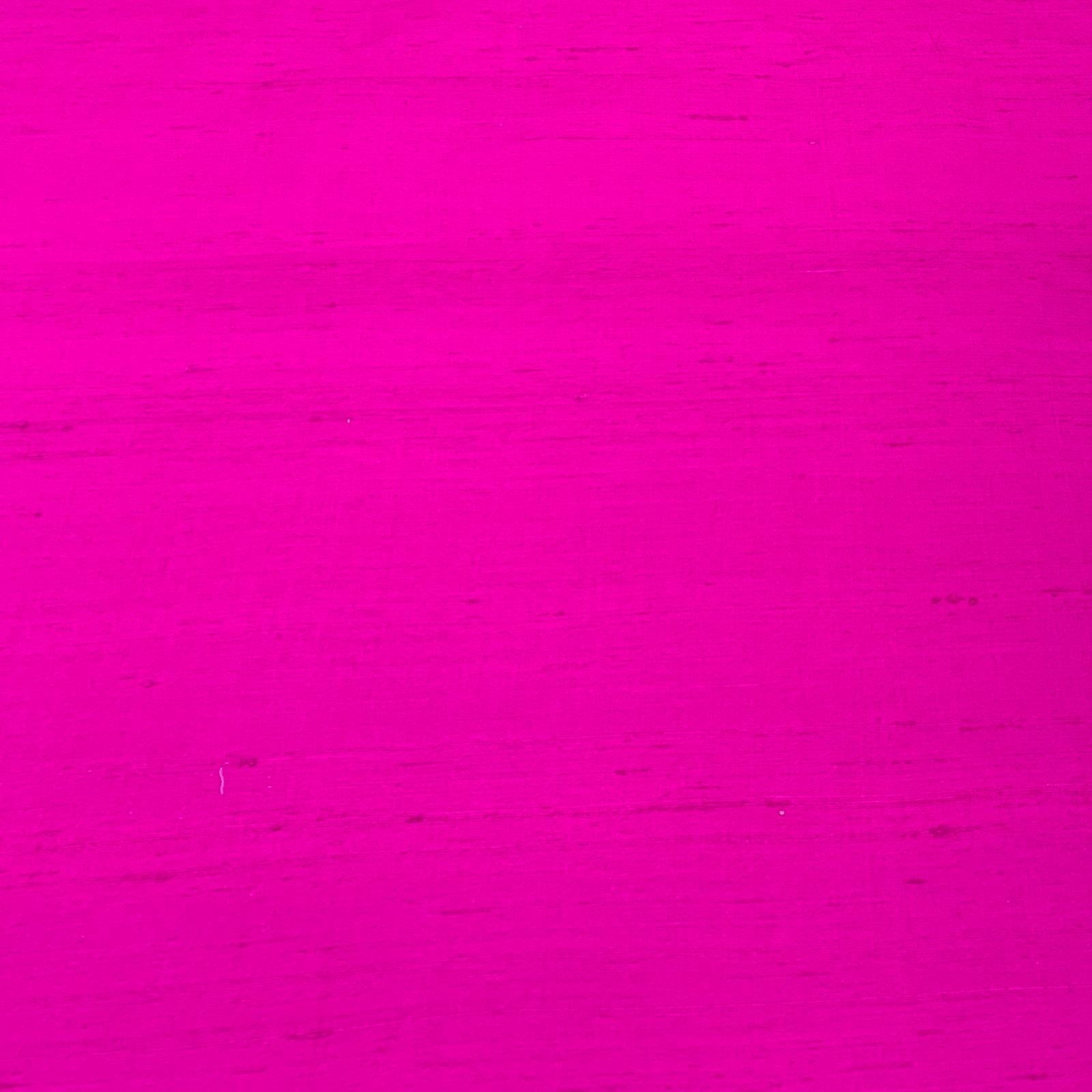 Neon Pink Plain Raw Silk Fabric