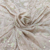 Chinon Chiffon Embroidery Fabric