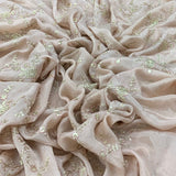 Chinon Chiffon Embroidery Fabric