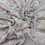 Chinon Chiffon Embroidery Fabric