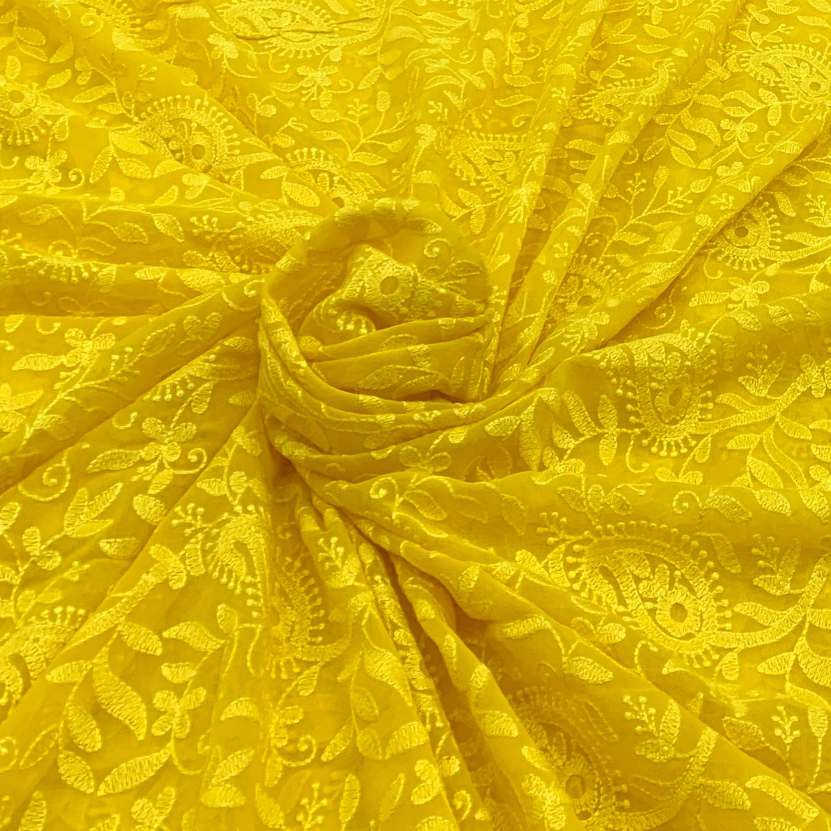 Georgette Embroidery Fabric