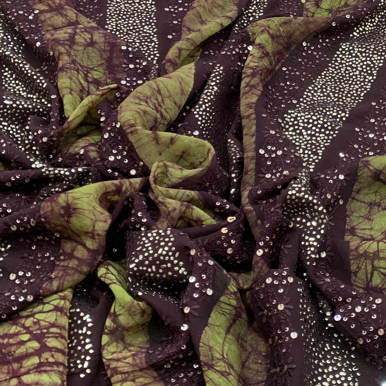 Georgette Embroidery Fabric