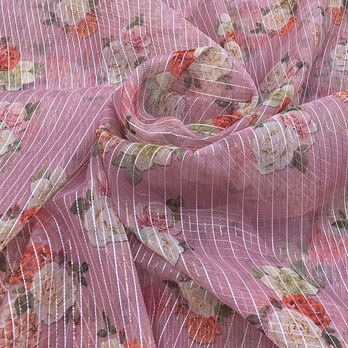 Organza Embroidery Fabric