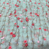 Organza Embroidery Fabric