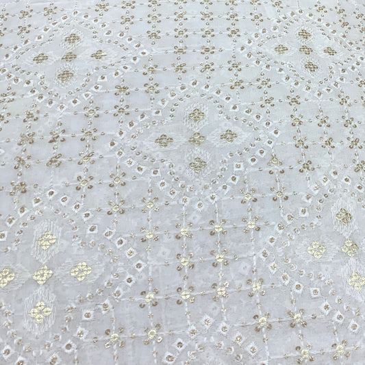 Georgette Embroidery Fabric