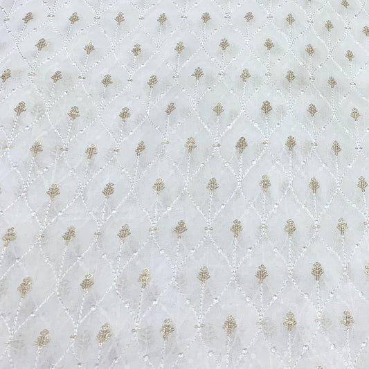 Georgette Embroidery Fabric