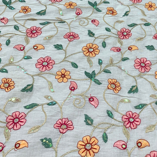 Cotton Embroidery Fabric