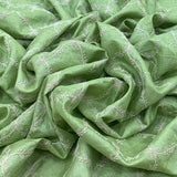 Tusser Silk Embroidery Fabric