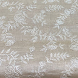 Tusser Silk Embroidery Fabric