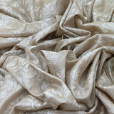 Tusser Silk Embroidery Fabric