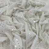 Georgette Embroidery Fabric