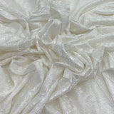 Slub Silk Embroidery Fabric