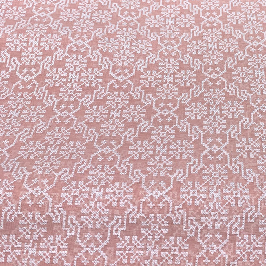 Chanderi Embroidery Fabric