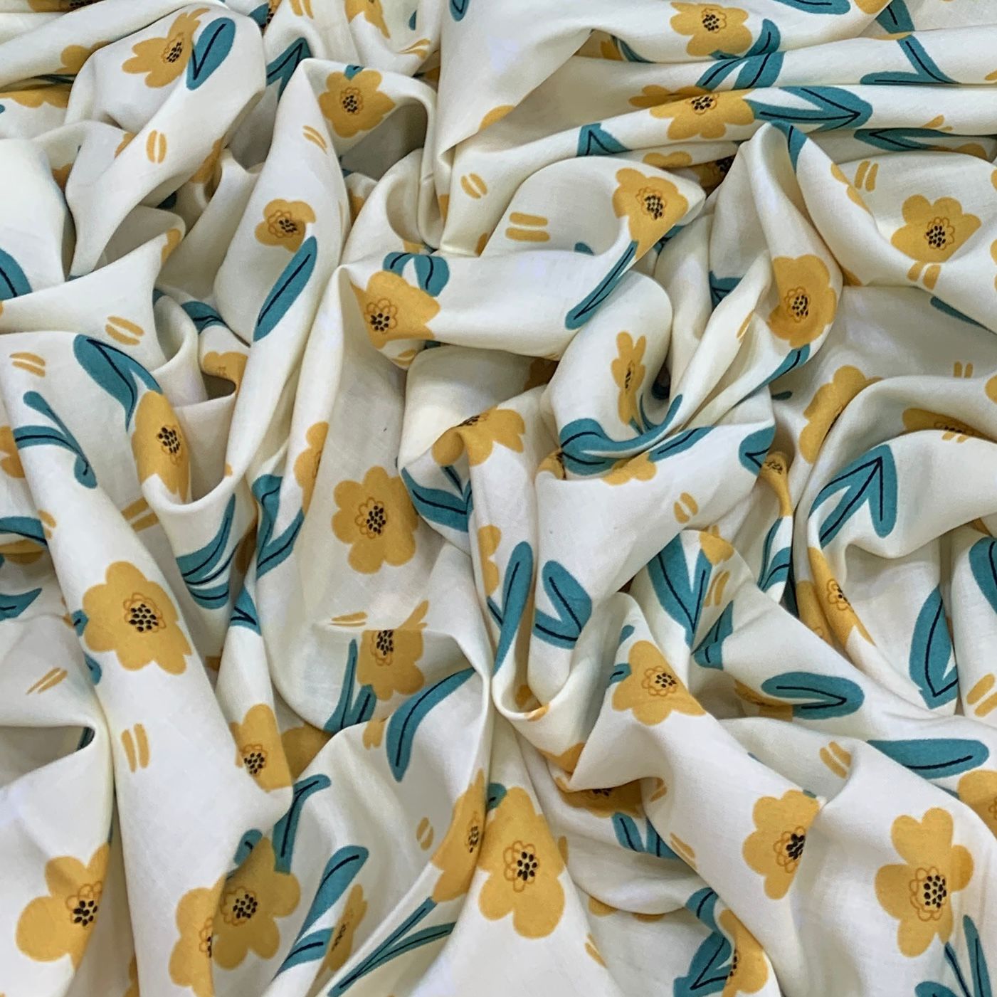 Rayon Printed Fabric