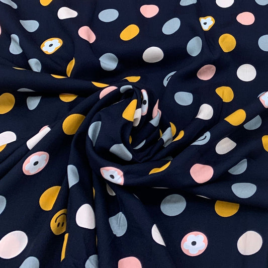 Rayon Printed Fabric