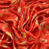 Modal Satin Printed Fabric