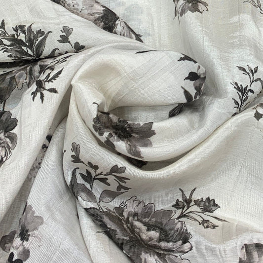 Muslin Shimmer Printed Fabric