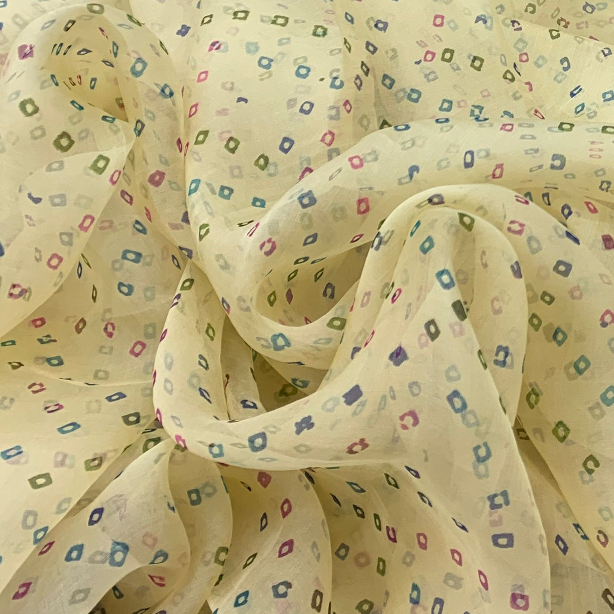 Organza Printed Fabric