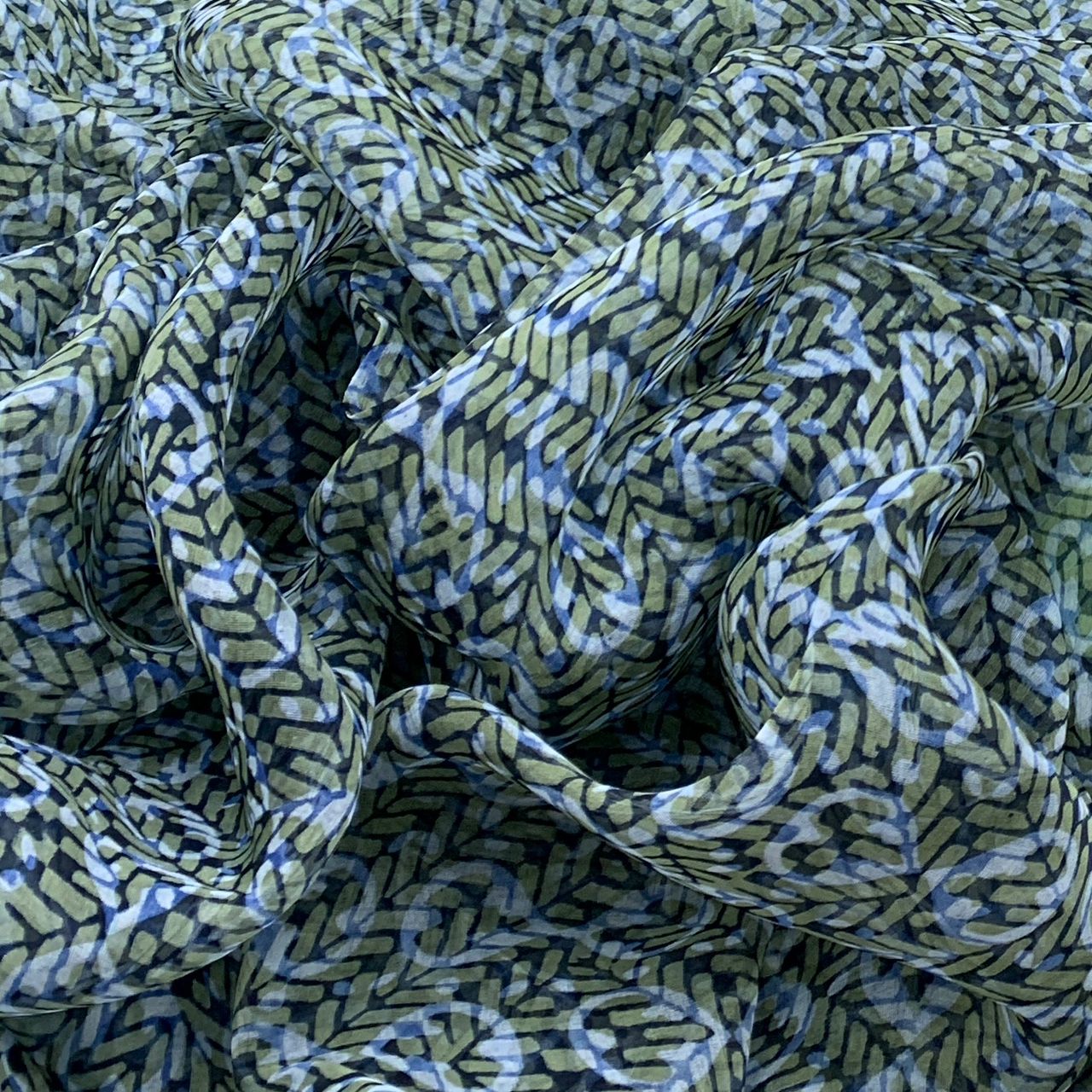 Organza Printed Fabric