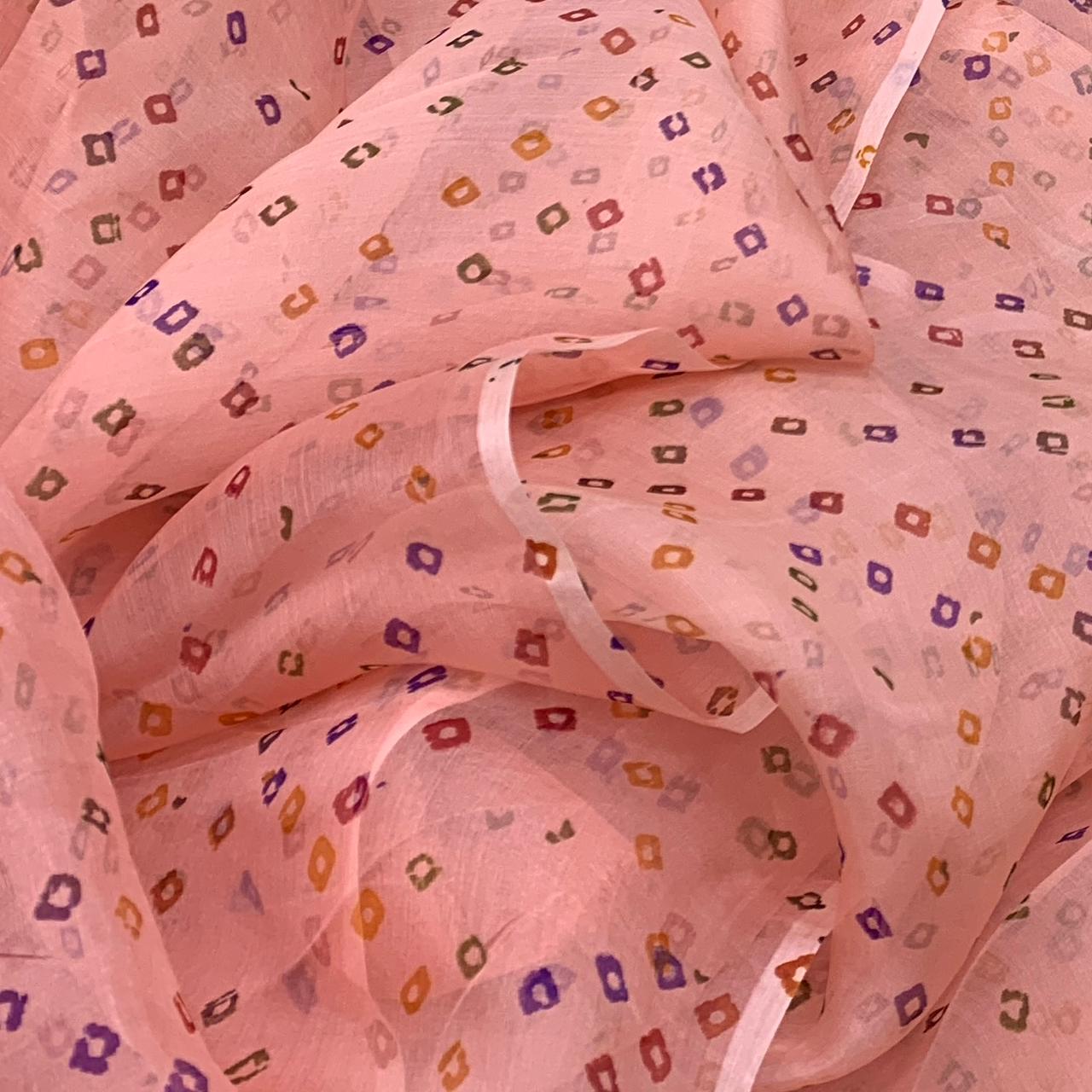 Organza Printed Fabric