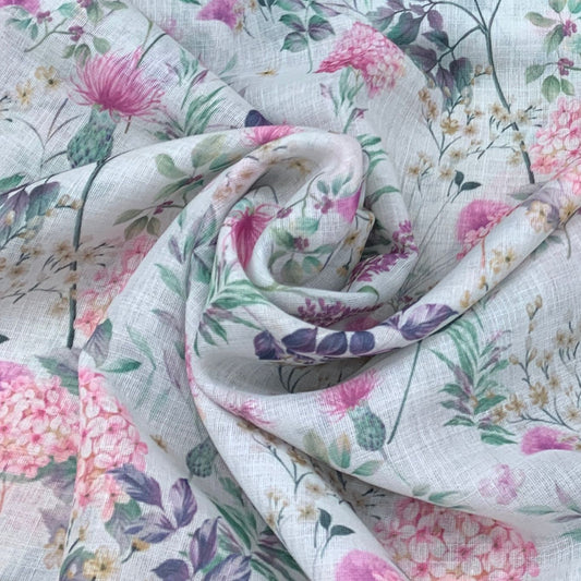 Linen Printed Fabric