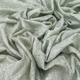 Slub Silk Embroidery Fabric