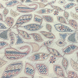 Slub Silk Embroidery Fabric