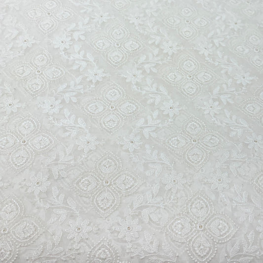 Georgette Embroidery Fabric