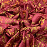 Tusser Silk Embroidery Fabric