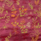 Tusser Silk Embroidery Fabric